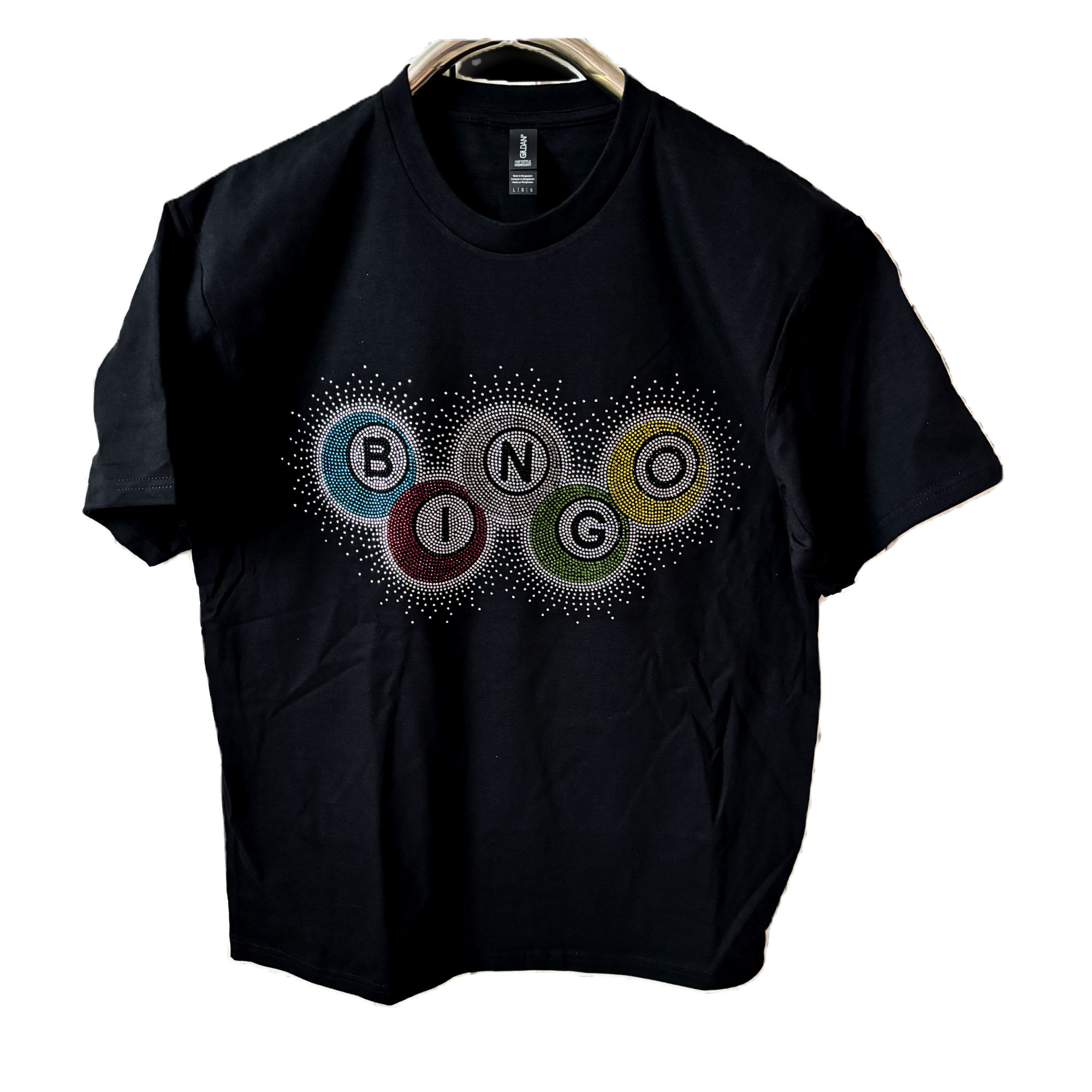 Rhinestone Splatter Bingo T-Shirts
