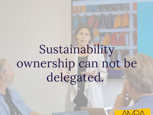 Delegate sustainability