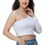 Thumbnail: One-shoulder Crop Top
