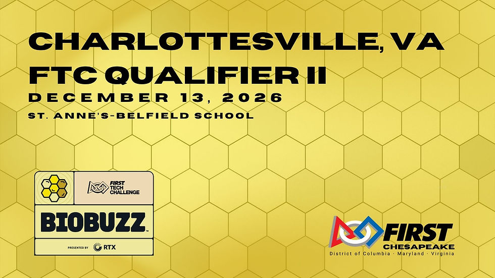 FTC Charlottesville, VA Qualifier II