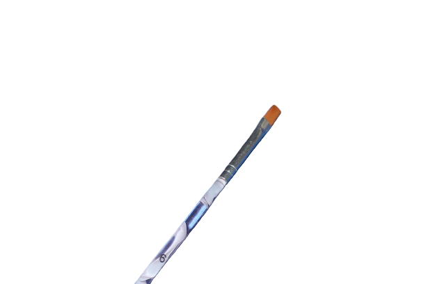 Pincel com cabo semi transparente