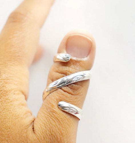 DecSpiral Splint Ring • Spiral Splint Ring • Thumb Splint Ring • Trigge ...