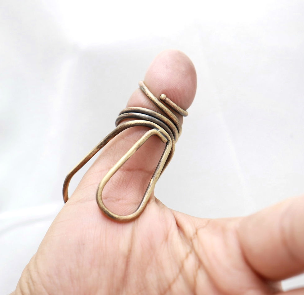 Miniatura: EB0433 Adjustable Brass Full Thumb Splint – MCP, IP, and CMC Support
