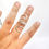 Thumbnail: Drop Spiral Trigger Splint Ring • Mallet Splint Ring • Silver Splint Ring • Tri