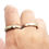 Miniatura: Buddy Splint Ring Brass with MoonStone • Rheumatoid Arthritis Buddy Splint • RA 