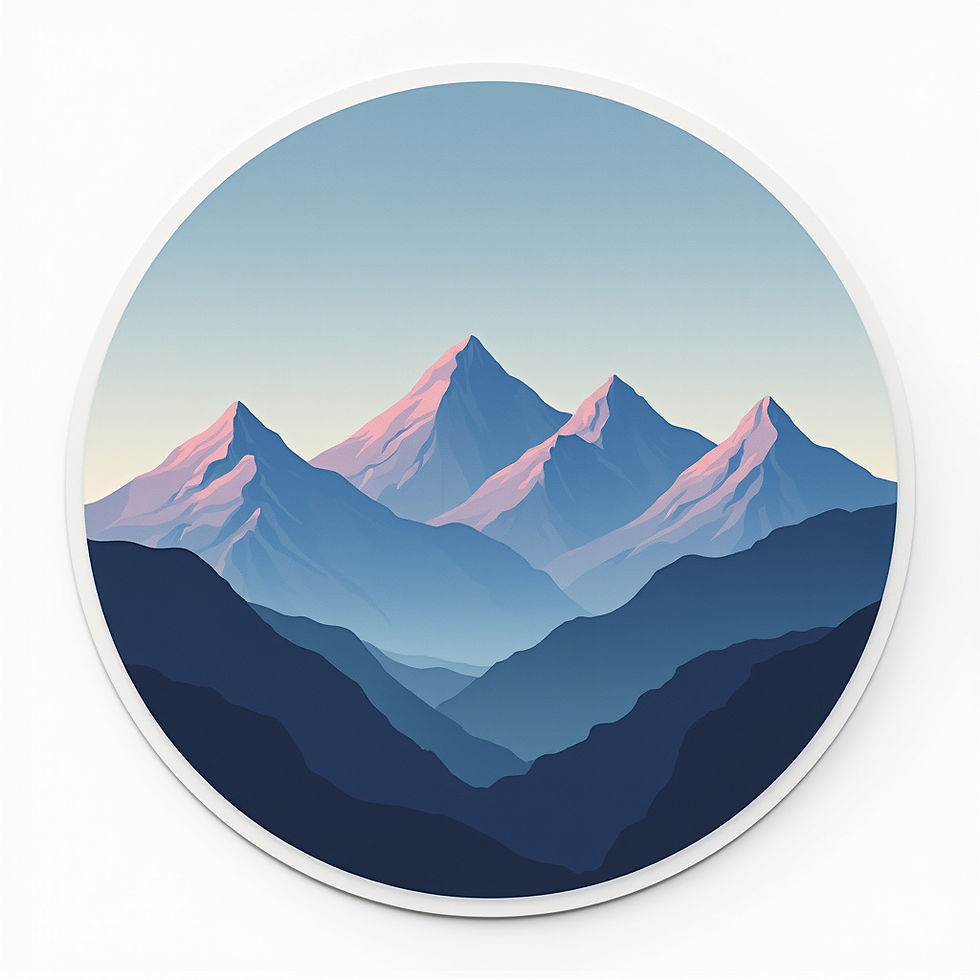 Abstract Nature Sticker