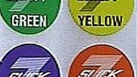 SLICK7-162 Bulk Lane Stickers 250 sheets (8 colours per sheet)