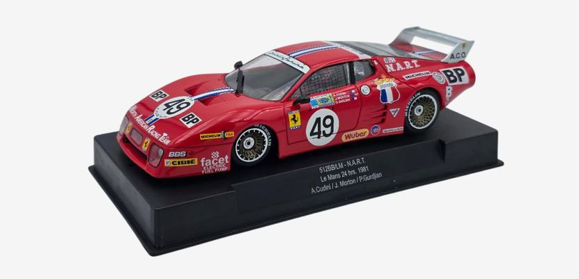 SIDEWAYS-SW96 Ferrari 512BB N.A.R.T. Le Mans 1981 #49
