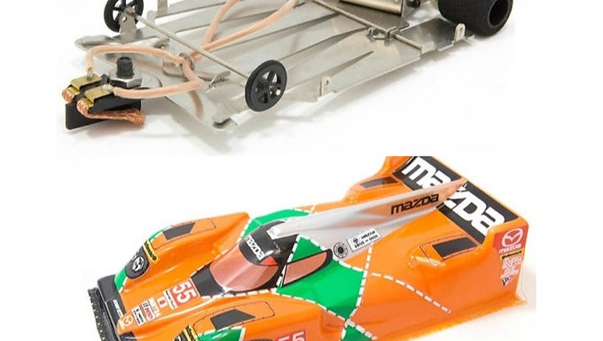 JK-O1B114BU5 Flexi 4" C21 Chassis. M25 motor. Custom Paint. RTR