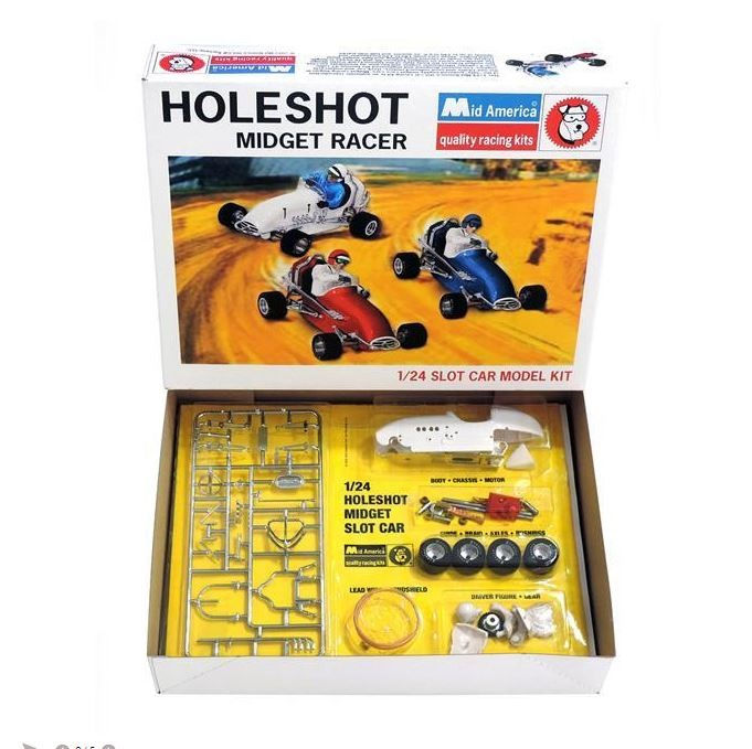 Thumbnail: MID-2213 1/24 Holeshot Midget slot car model kit