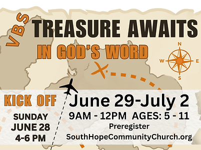 VBS Treasure Awaits in God's word