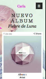 Ver todas las plantillas plantillas web – Cantante Electro Pop