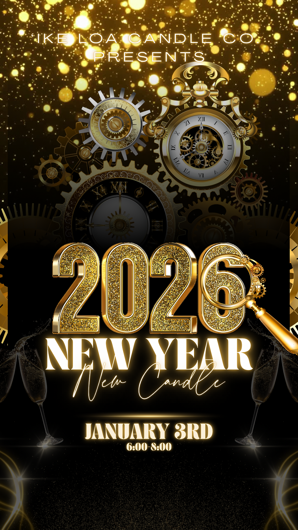 New Year, New Candle Workshop 1/3 @ 6:00