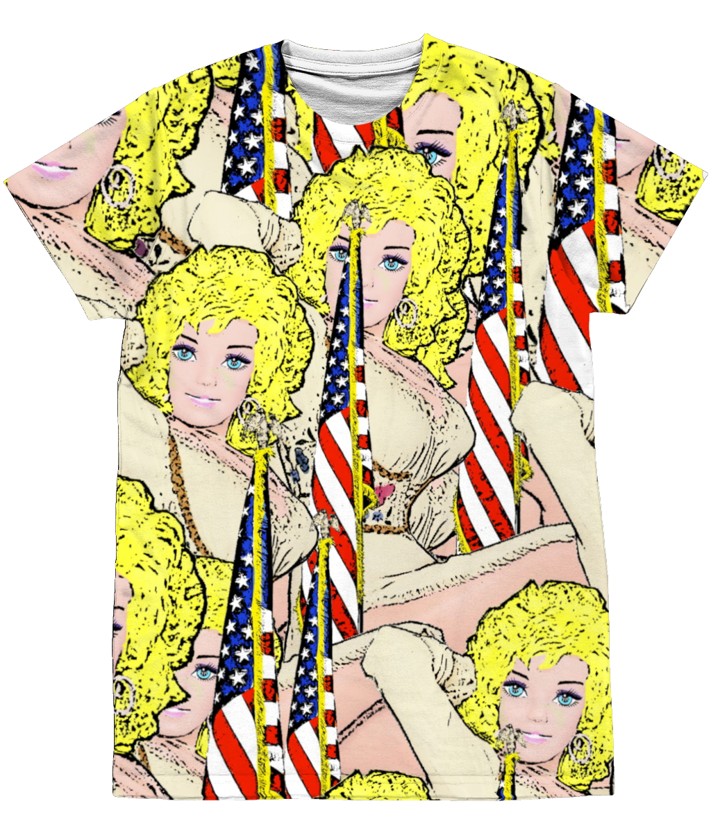 Good Golly, It's Dolly! Pop Art Sublimation Unisex T-Shirt
