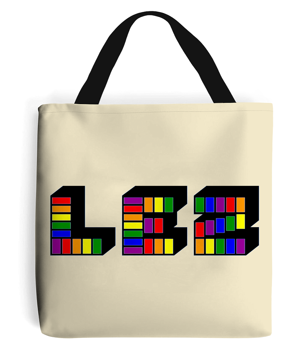 Thumbnail: Lez! Funny, Lesbian Slogan Tote Bag