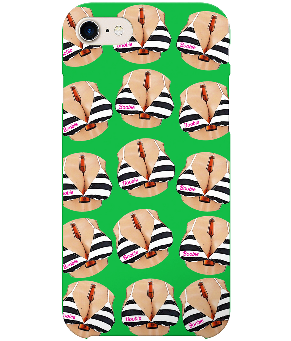 Thumbnail: Boobs & Beer Funny i-Phone Case