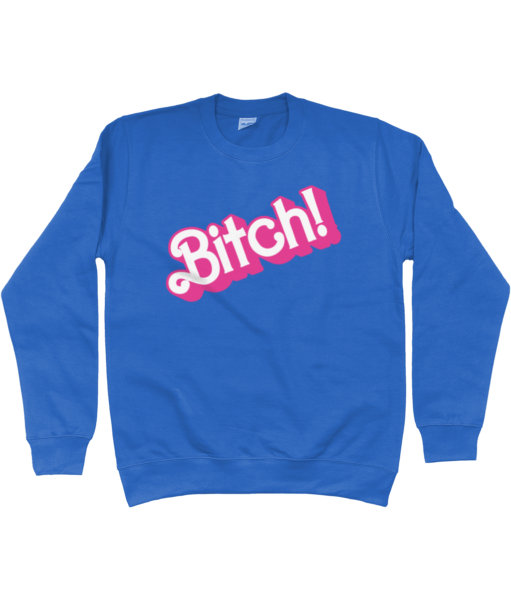 Bitch! Funny, Lesbian/Gay Sweatshirt