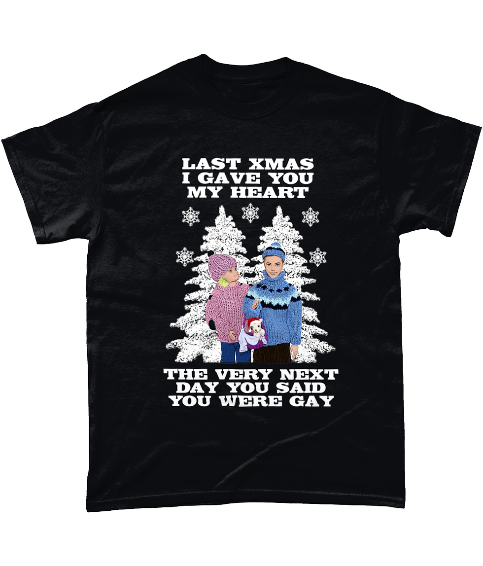 Thumbnail: Last Xmas I Gave You My Heart, Funny, Gay, Xmas T-Shirt