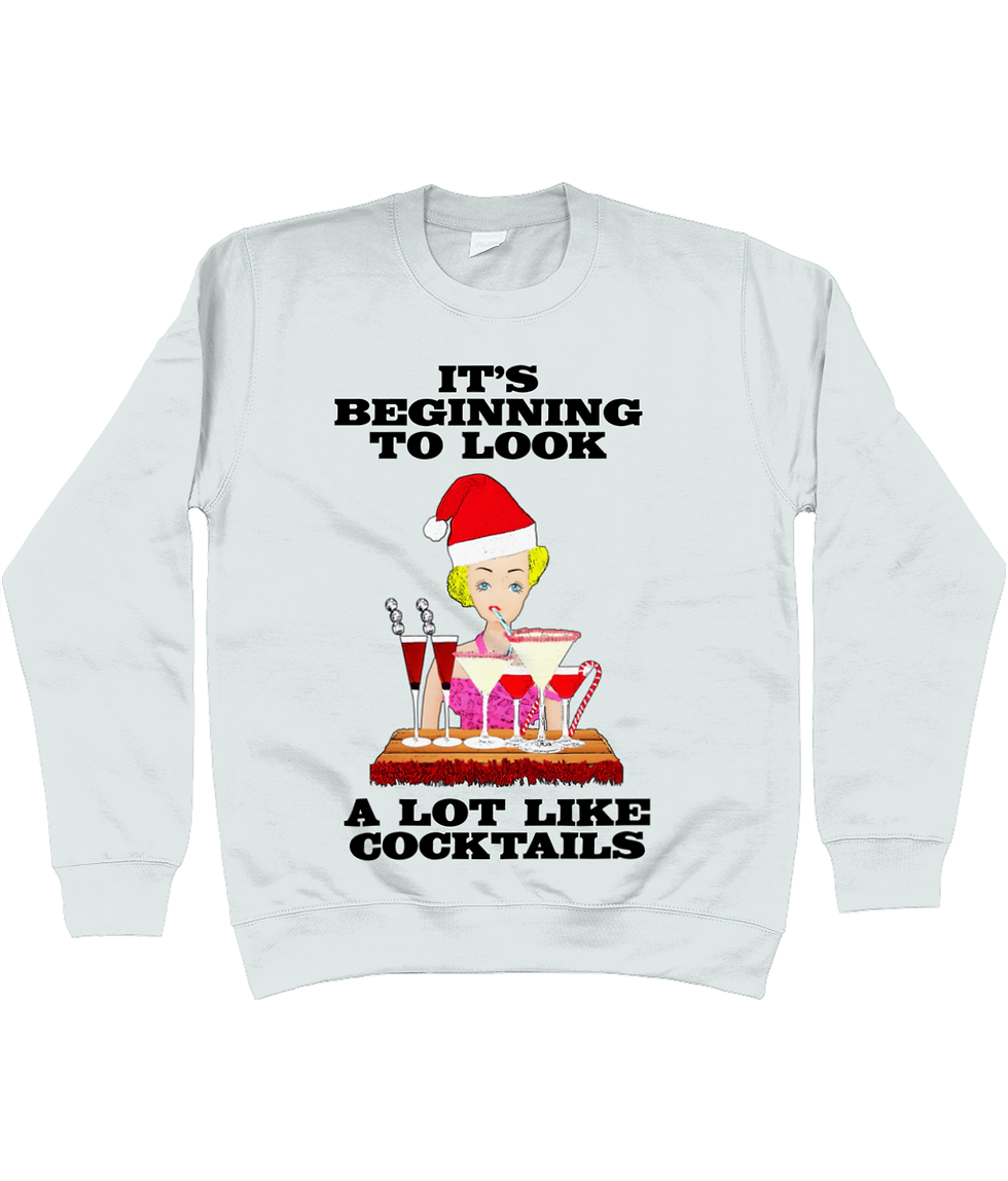 Thumbnail: It's beginning to look a lot like Cocktails! Funny Xmas Jumper!