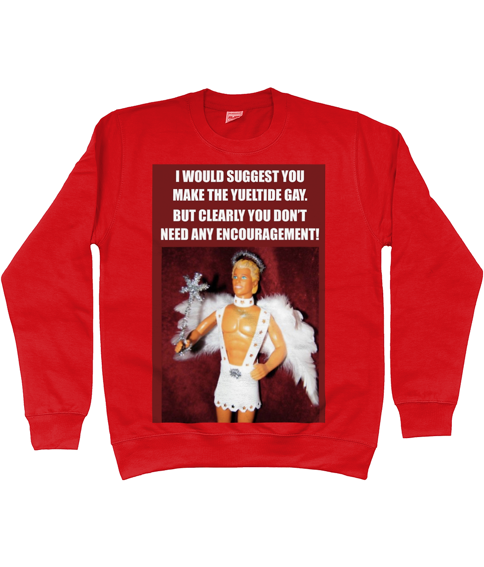 Thumbnail: Funny Gay Xmas Jumper! Yueltide Gay!