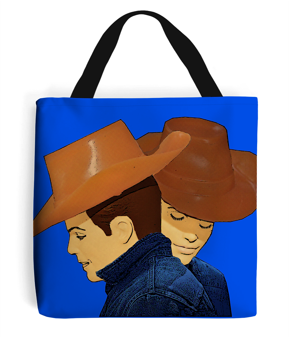 Thumbnail: Brokeback Mountain Pop Art, LGBT Tote Bag
