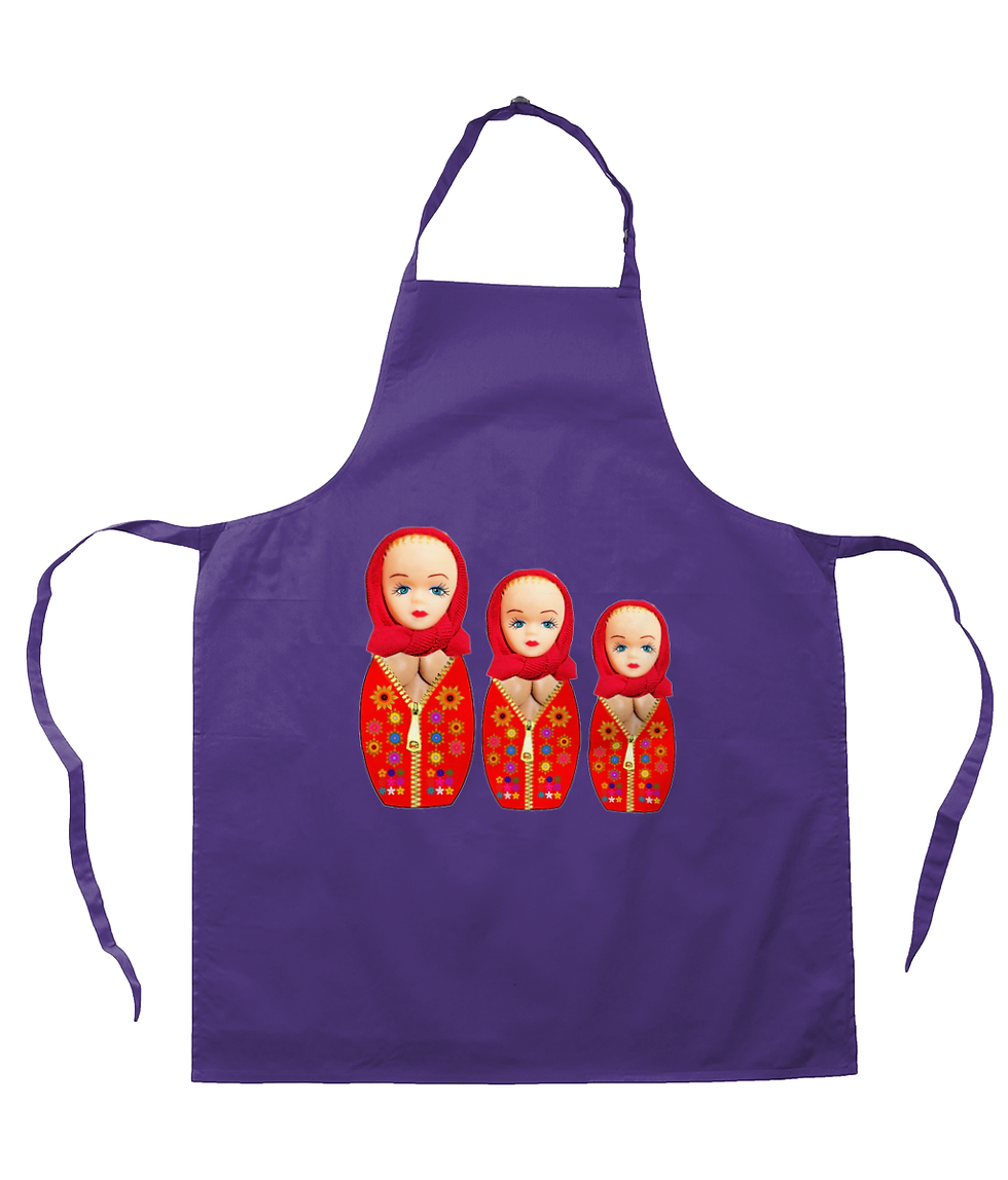 Thumbnail: Matryoshka Dolls With Big Boobs! Funny, Rude, Apron