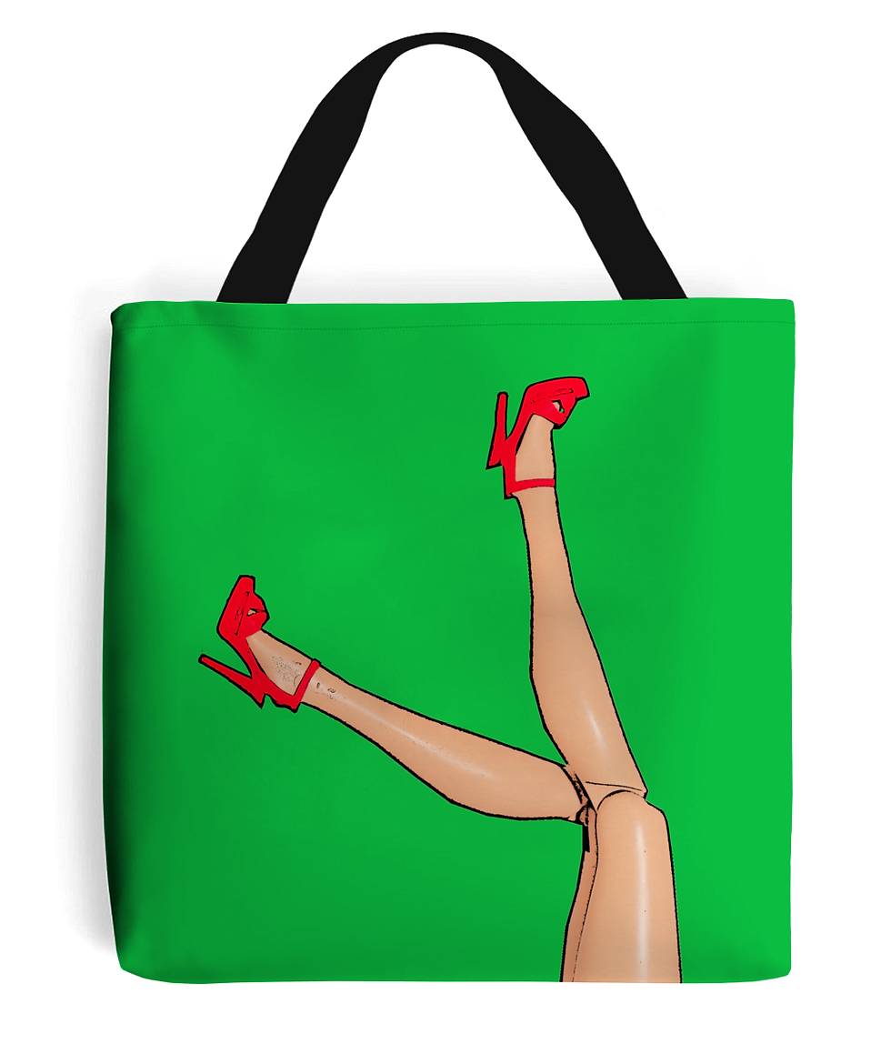Thumbnail: Great Legs & Red Stilettos Tote Bag