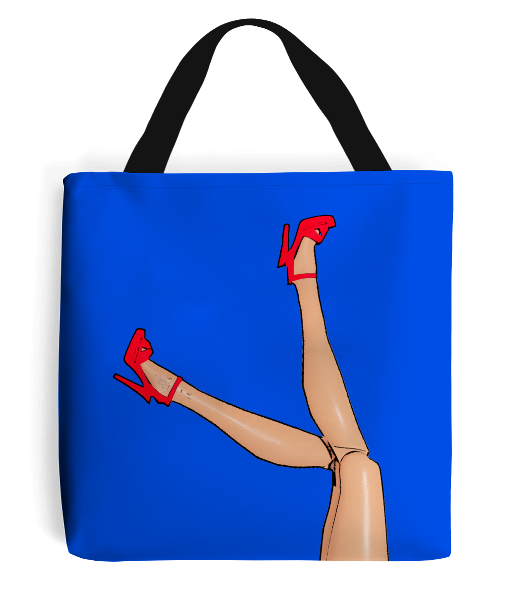 Great Legs & Red Stilettos Tote Bag