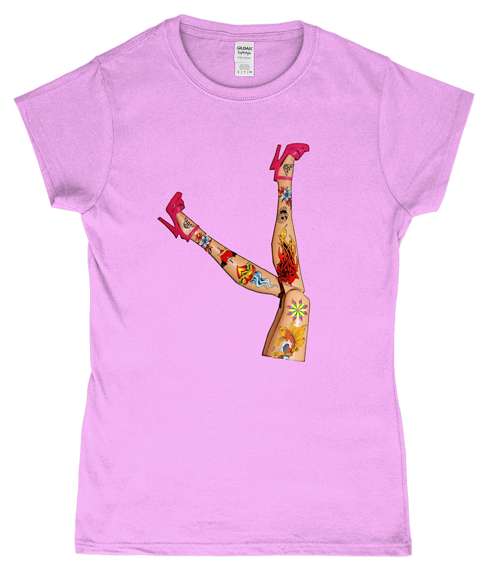 Thumbnail: Great Legs, Tattoo's & Shoes! Ladies T-Shirt