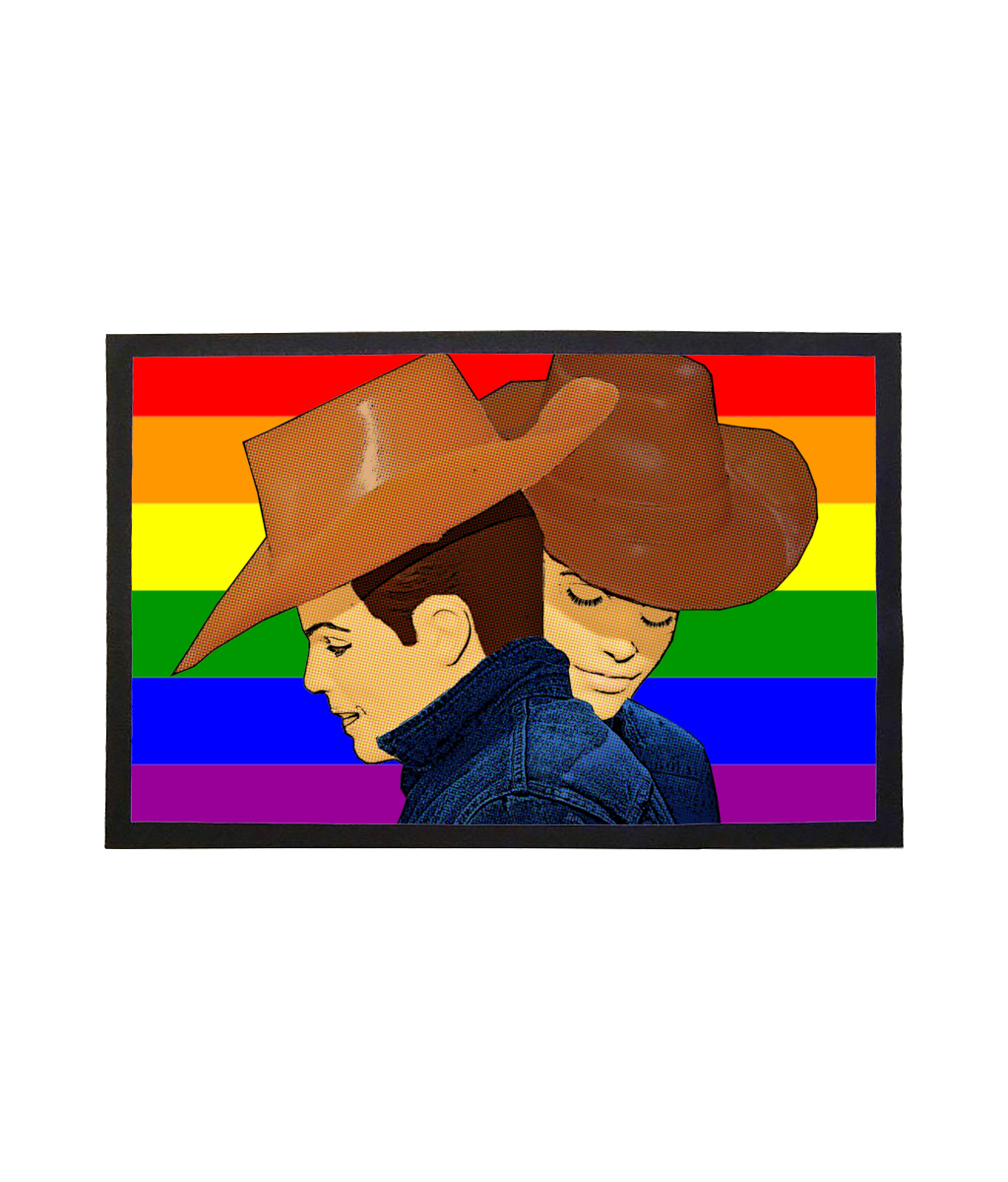 Funny, Gay, Brokeback Mountain Door Mat!