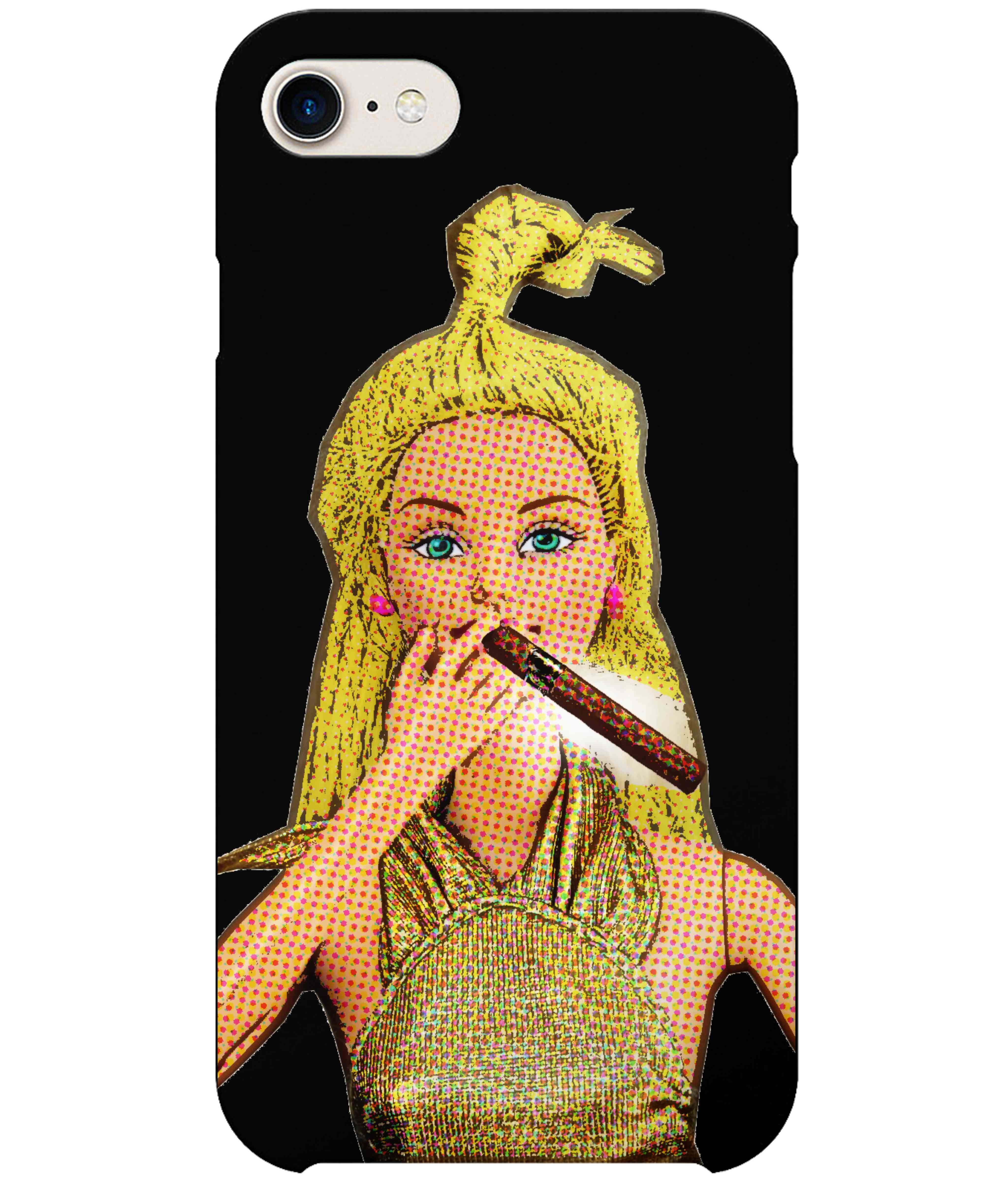 Smoking A Cigar, Pop Art, iPhone Case