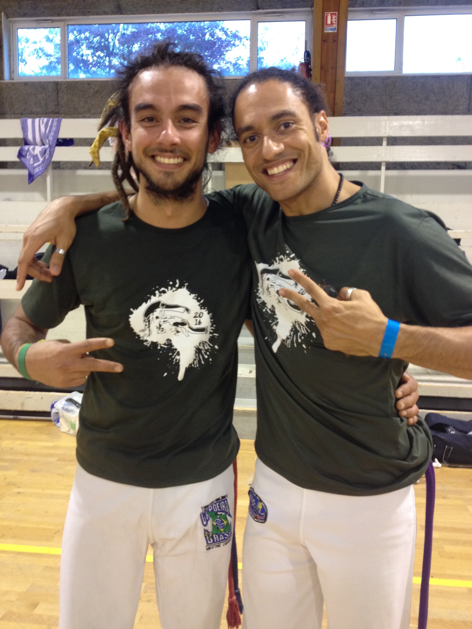 Graduado Cigano et professeur Bambino (CAPOEIRA BIARRITZ SENZALA)