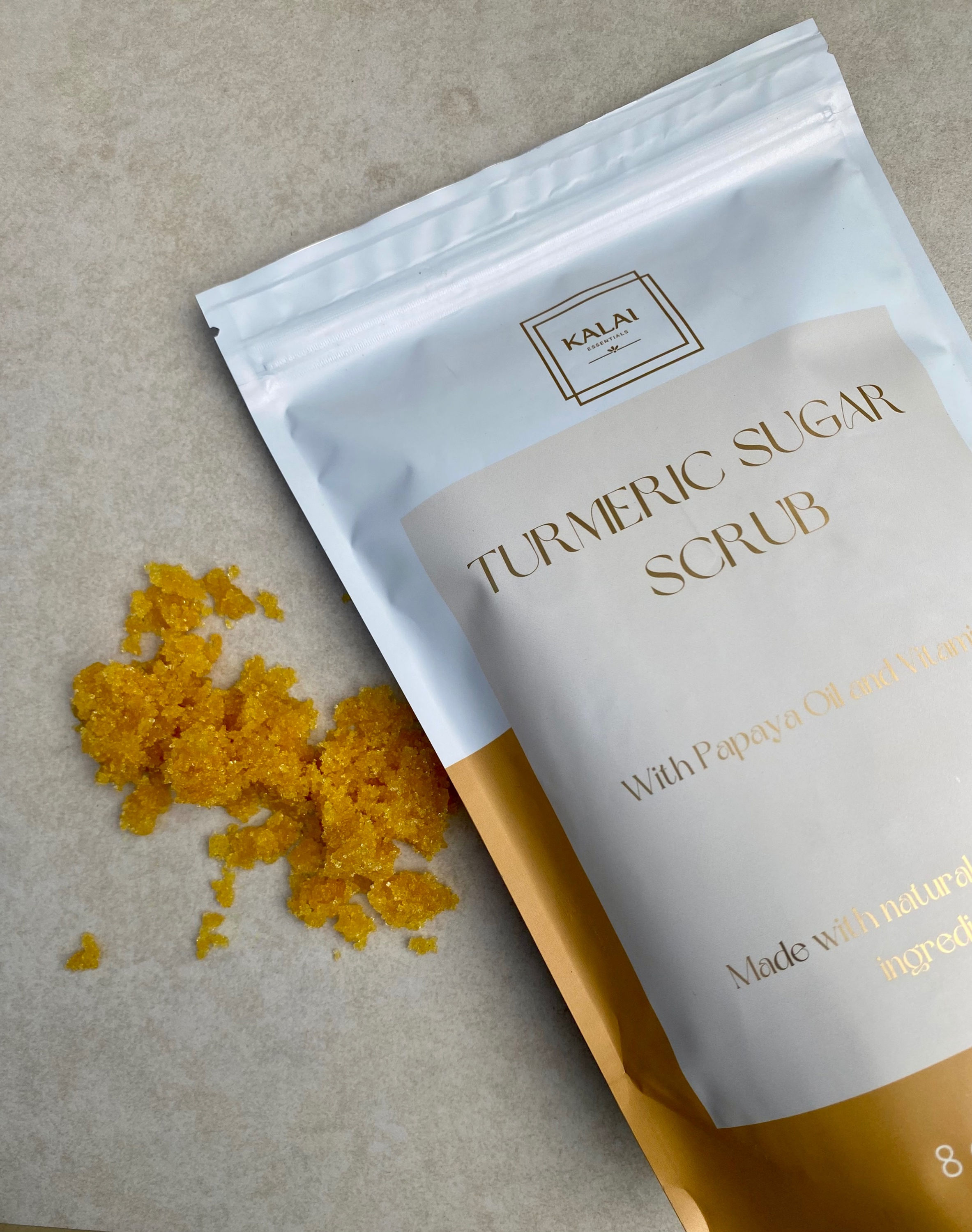 Gommage au Sucre de Curcuma