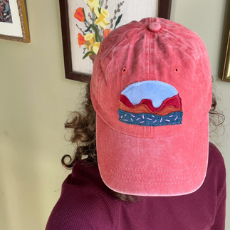 stitched hat artwork