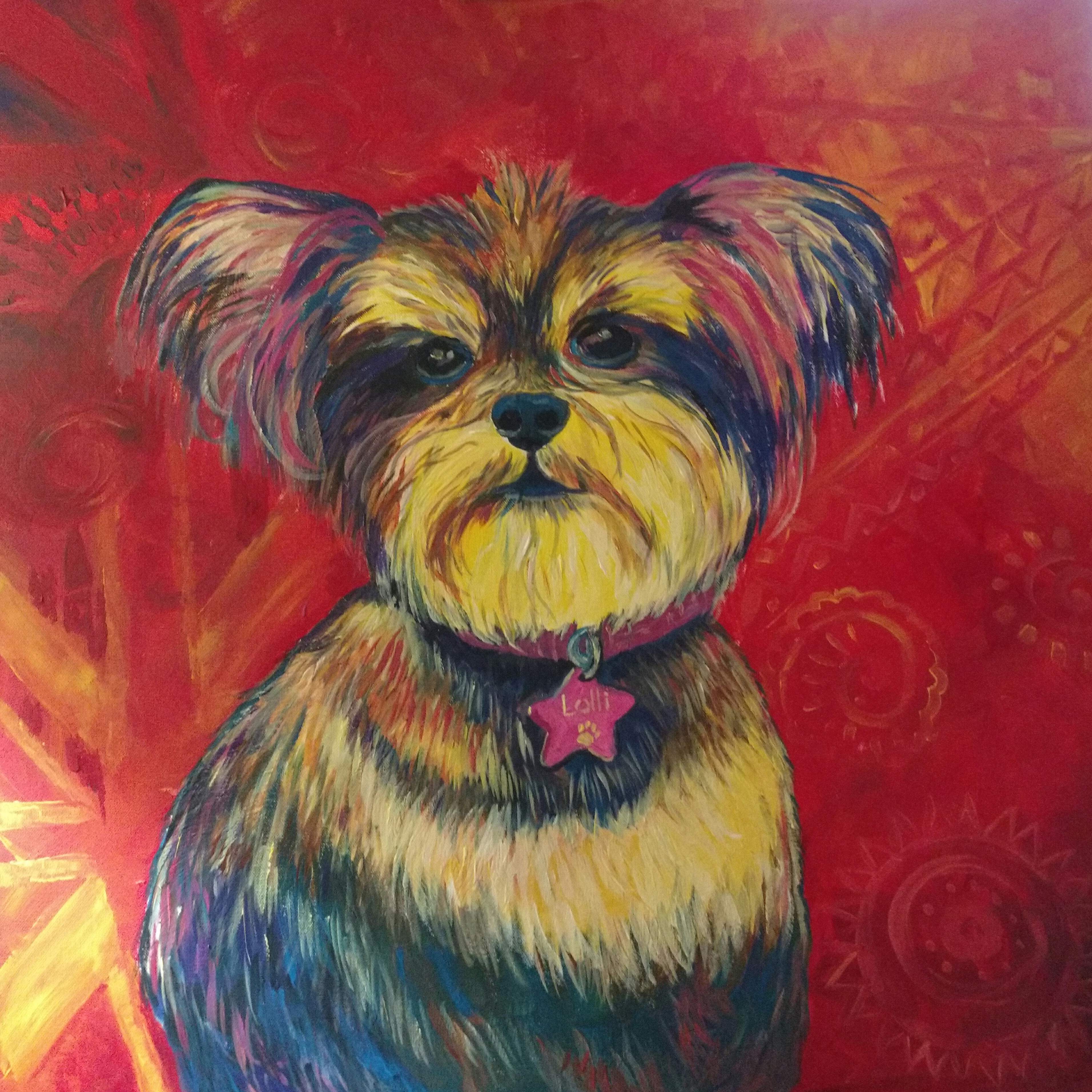 Acrylic Mix media - 36"x36"