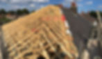 Roofing projects East Yorkshire: New timber roof trusses.