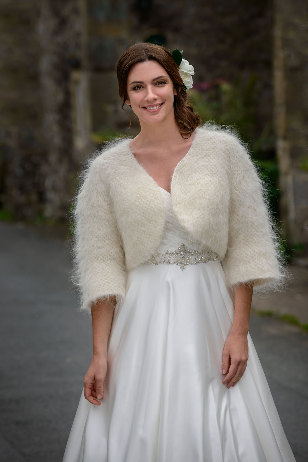 Front view of bolero jacket