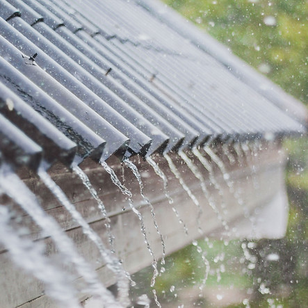Rainwater Flow Scene