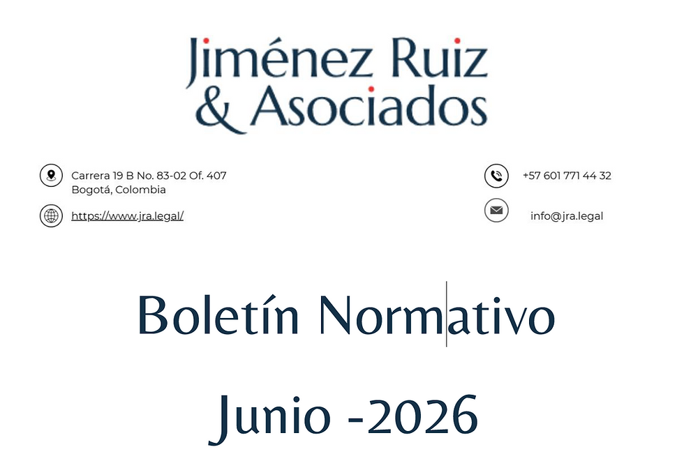 Boletín Normativo junio - 2026