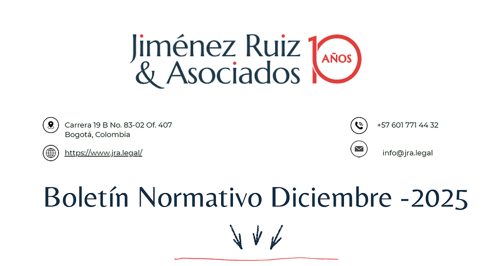Boletín Normativo Diciembre -2025