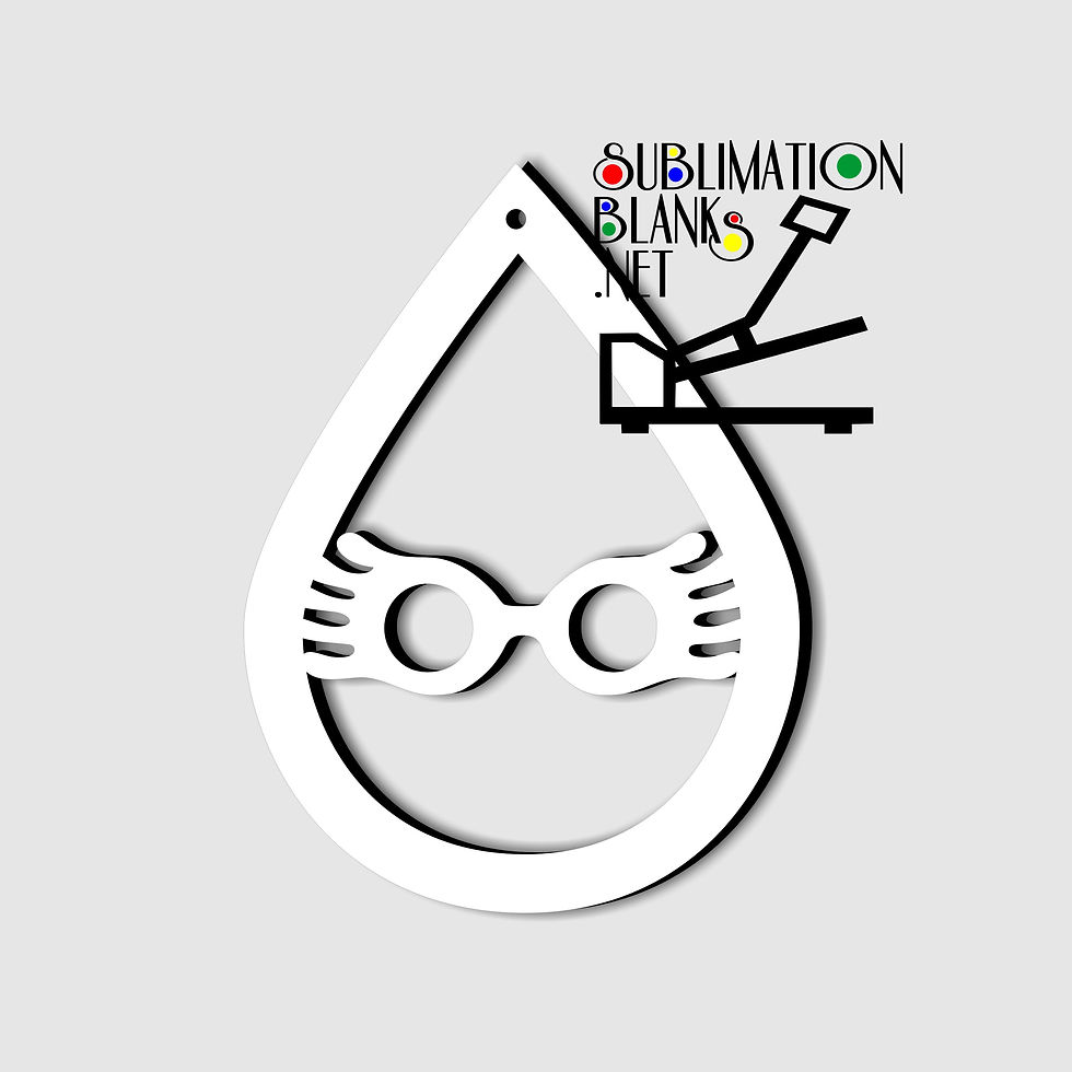 HARRY POTTER LUNA LOVEGOOD TEARDROP SUBLIMATION BLANKS EARRING BLANKS MDF WHOLESALE