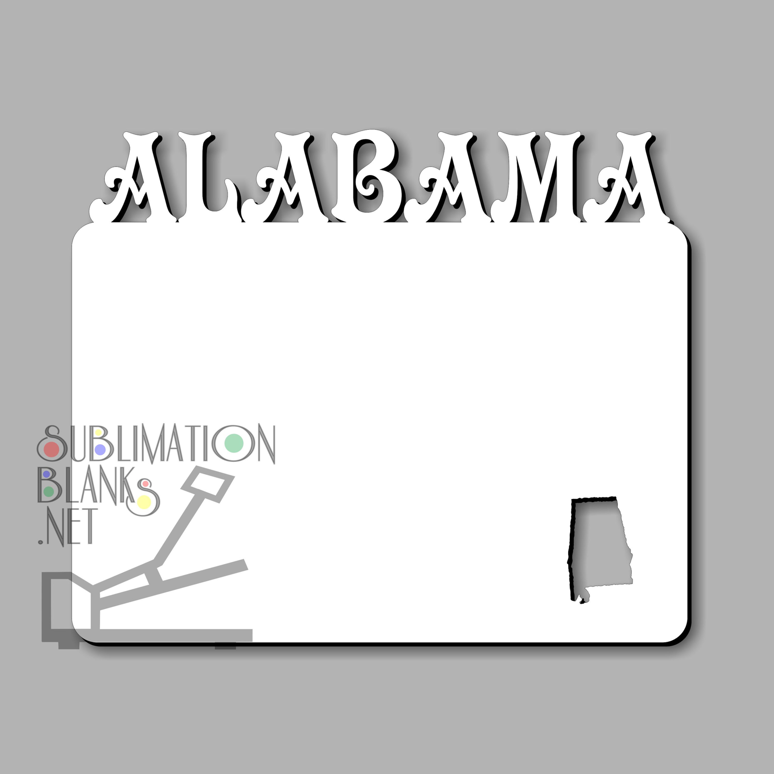 ALABAMA, PICTURE FRAMEs, Sublimation Blanks, Unisub, Home Decor, Gifts