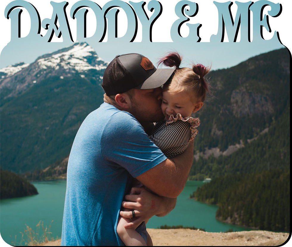 Thumbnail: DADDY AND ME SUBLIMATION PICTURE FRAME BLANK MDF UNISUB