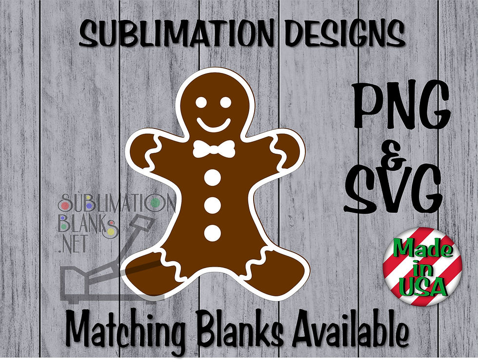 Thumbnail: GINGERBREAD MAN SVG PNG Sublimation Designs Digital Download CHRISTMAS PNG CHRISTMAS SVG