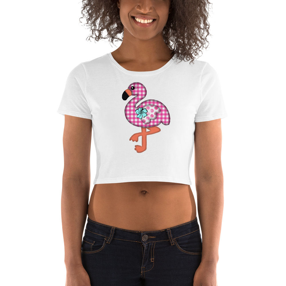 PINK FLAMINGO Women’s Crop Tee