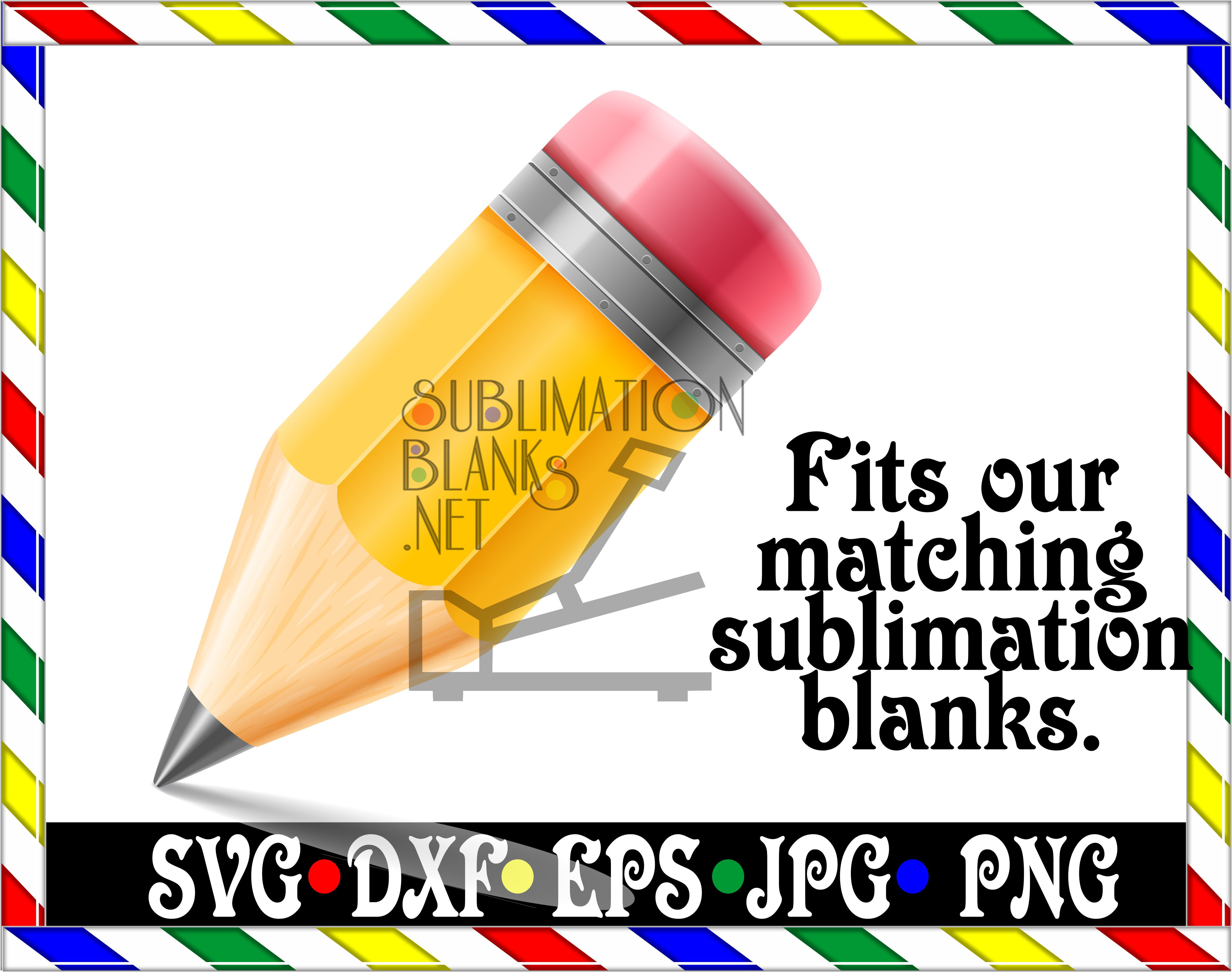 PENCIL PNG, Back to School png, School Supplies, Sublimation Designs Downloads