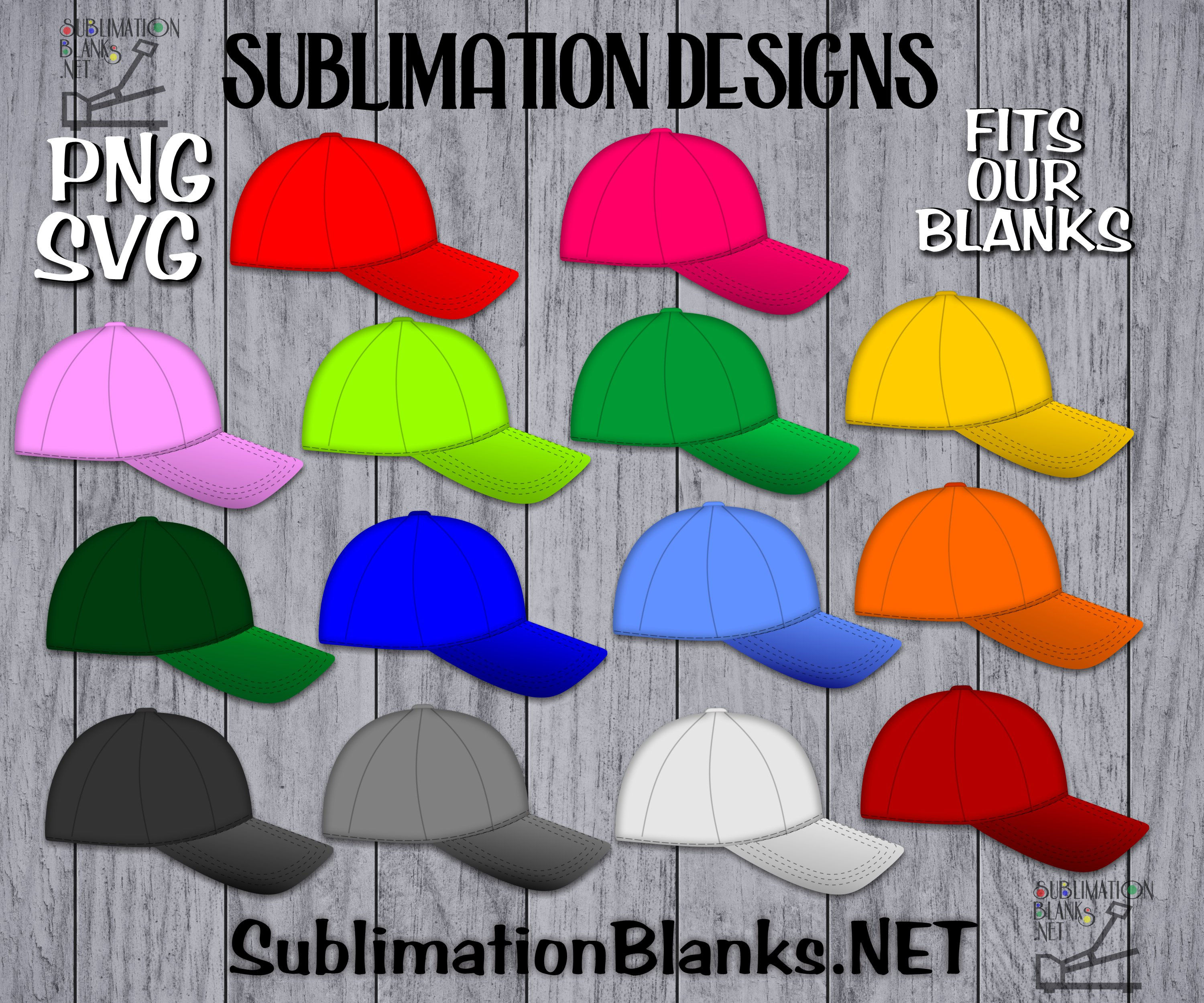 Baseball Cap Softball SVG PNG Svg Files Cricut Cut Files Sublimation Designs