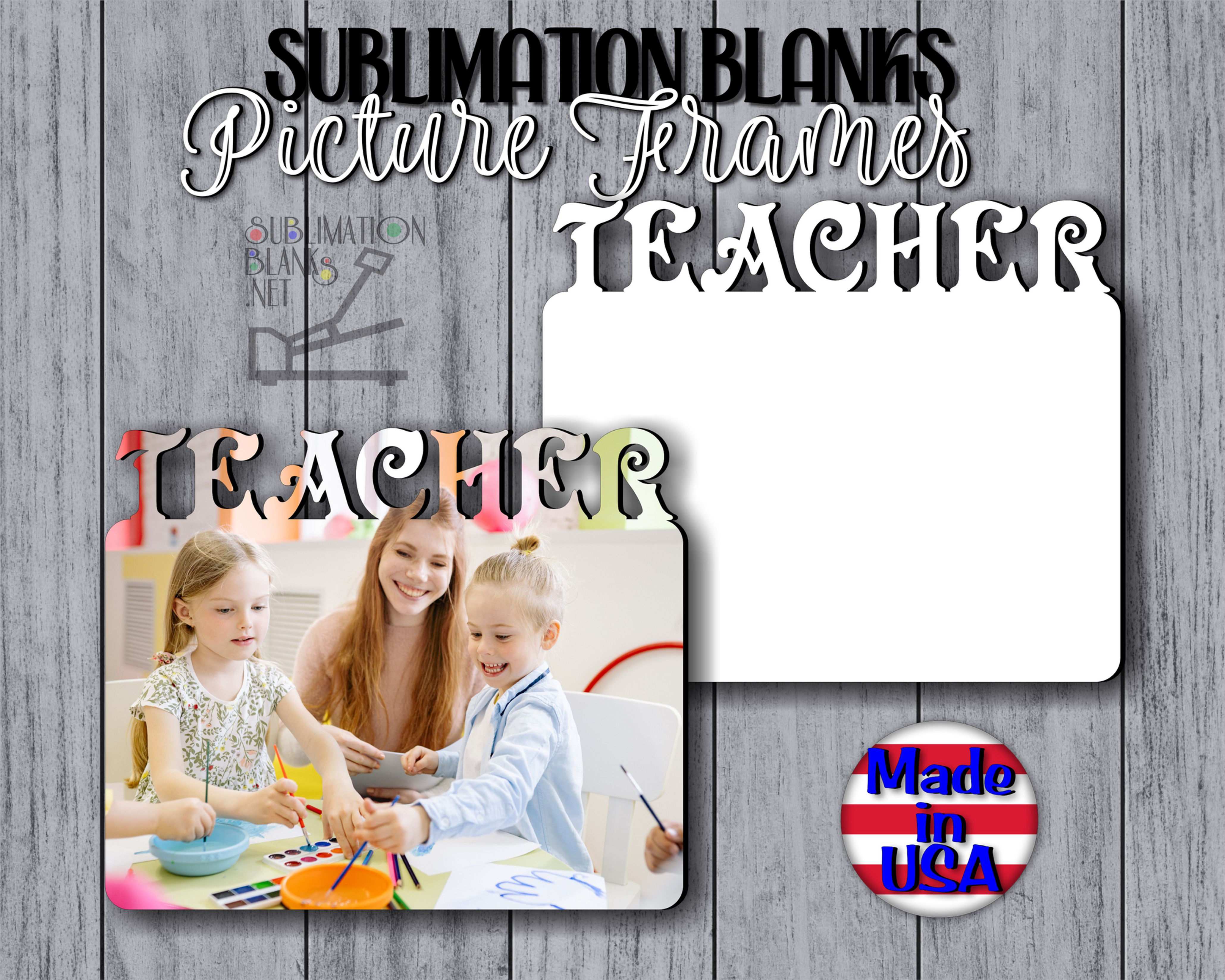 TEACHER top, PICTURE FRAMEs, Sublimation Blanks, home decor, Photo Frame, handmade, diy, Teacher gift, Personalized wall deco