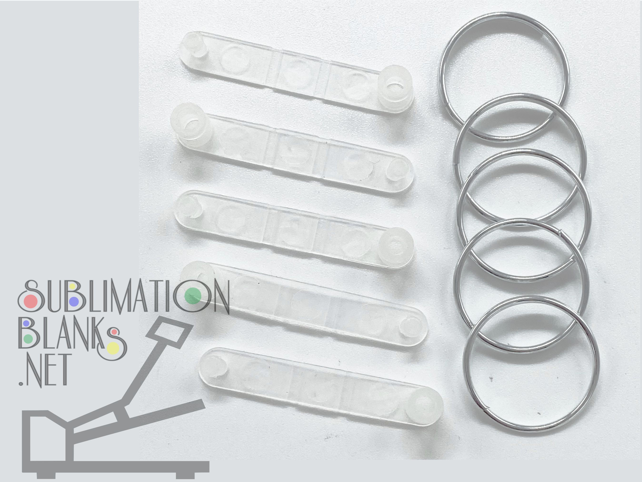 KEYCHAIN HARDWARE, fold over Snap Tabs, Key Rings, metal, split ring, diy, keychain supplies, acrylic keychain hardware, keyc