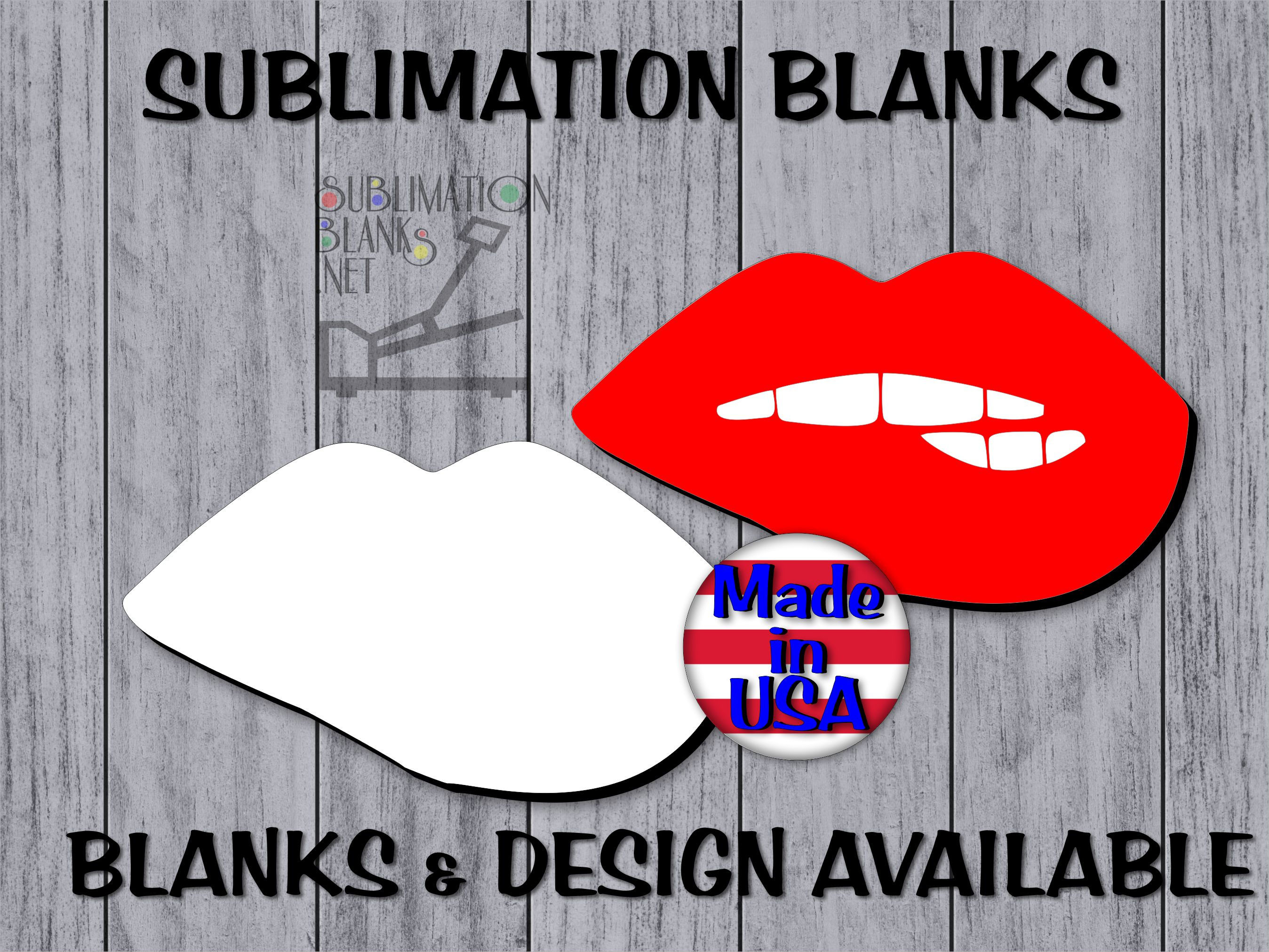 BITING BOTTOM LIP Earrings SUBLIMATION Blanks Earrings studs 80'S RETRO EARRINGS
